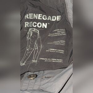 Kuhl Renegade Recon Pants Men’s 28 x 32 Stretch Hiking Camping NWOT Dark Gray